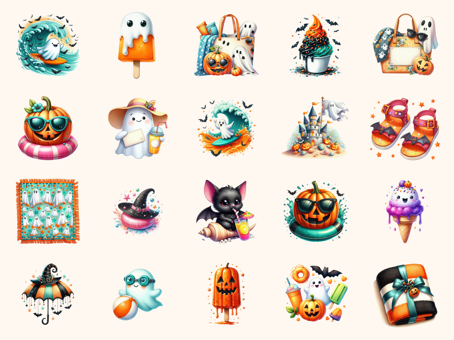 Summerween Clipart
