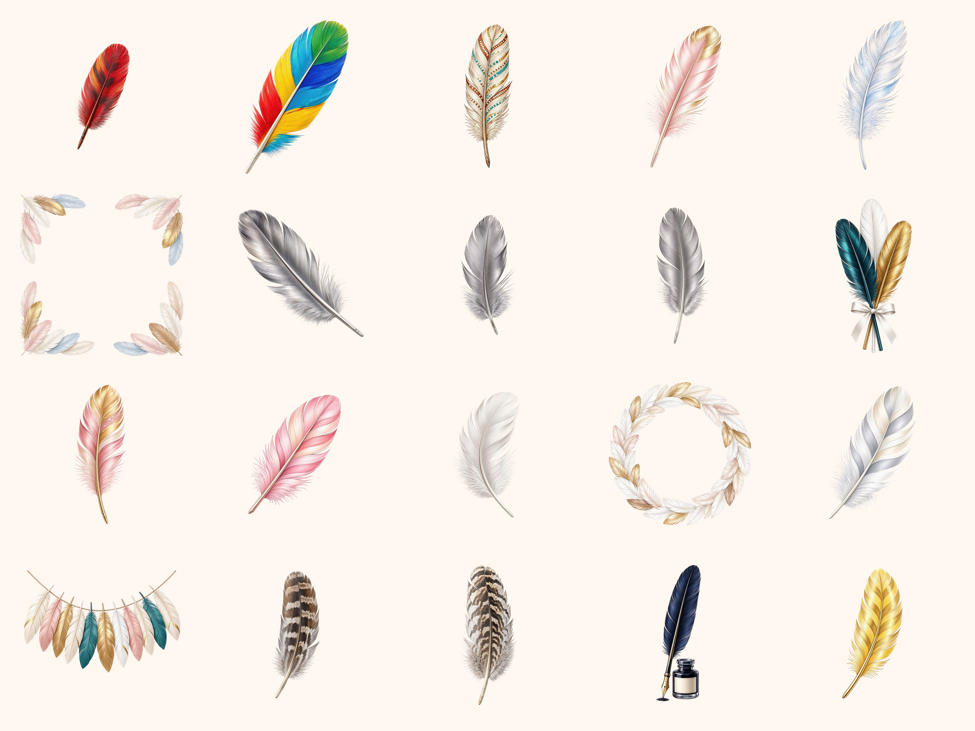 Feathers Clipart