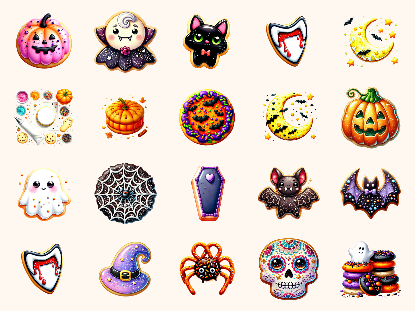 Halloween Cookies Clipart