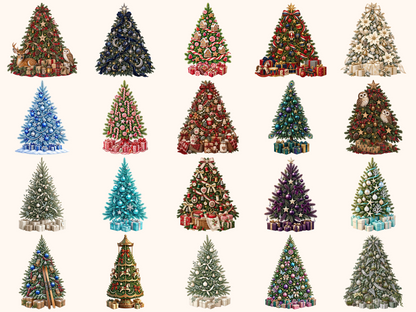 Christmas Trees Clipart