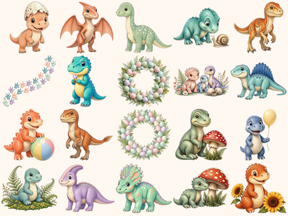 Baby Dinosaurs Clipart