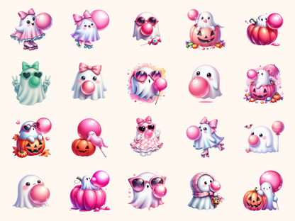 Bubblegum Ghost Clipart