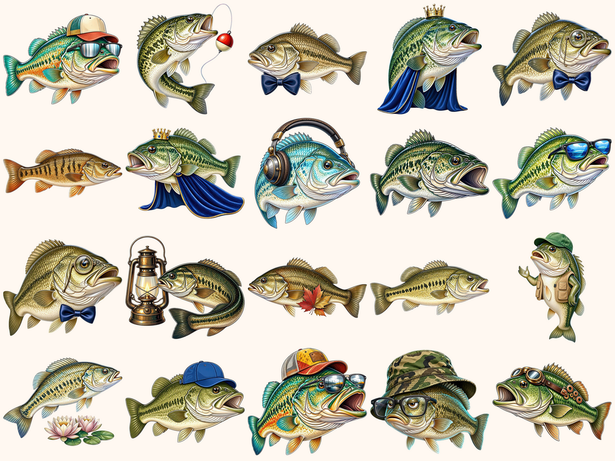 Bass Fish Clipart