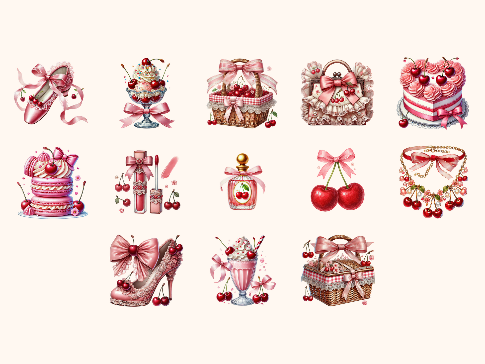 Cherry Coquette Clipart