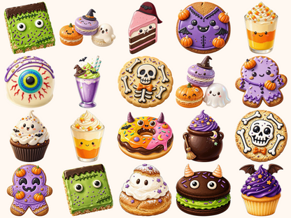 Halloween Desserts Clipart