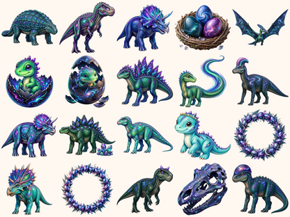 Cosmic Dinosaurs Clipart