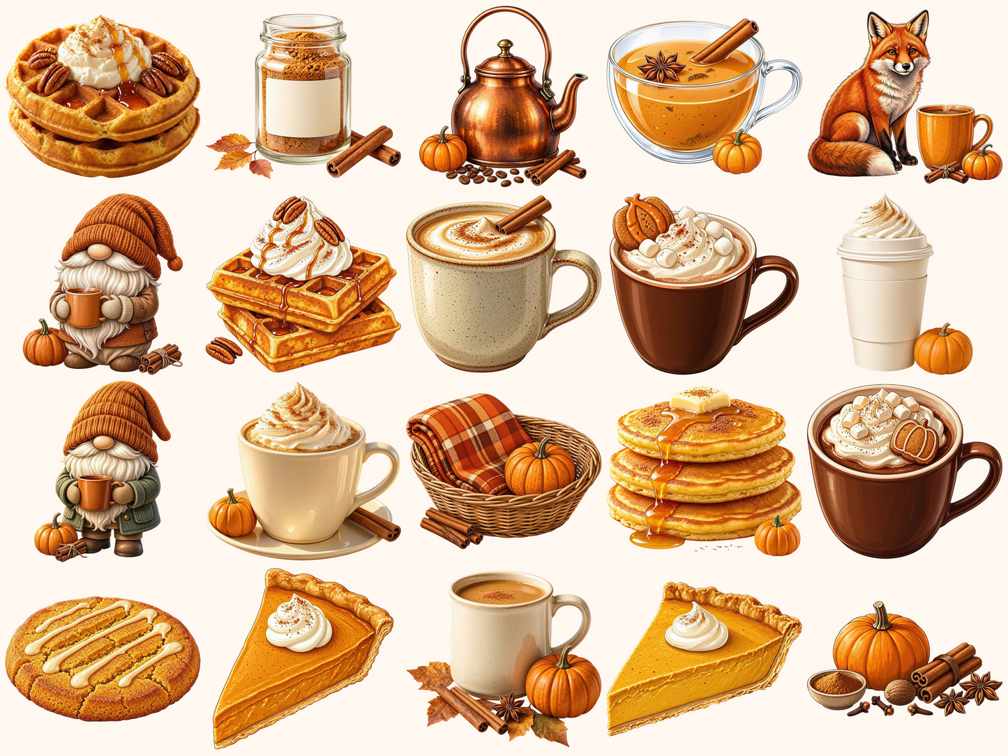 Pumpkin Spice Clipart