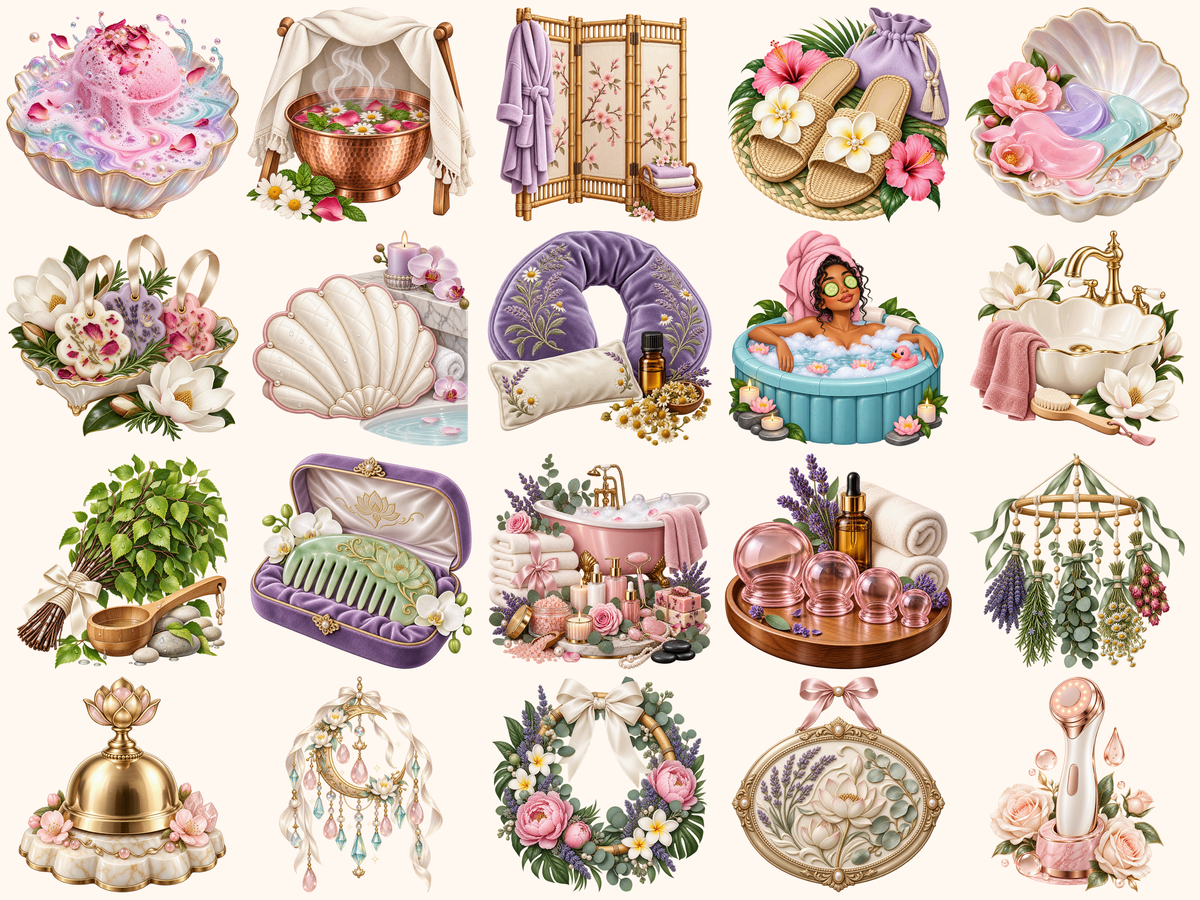 Spa Clipart — listing preview 2