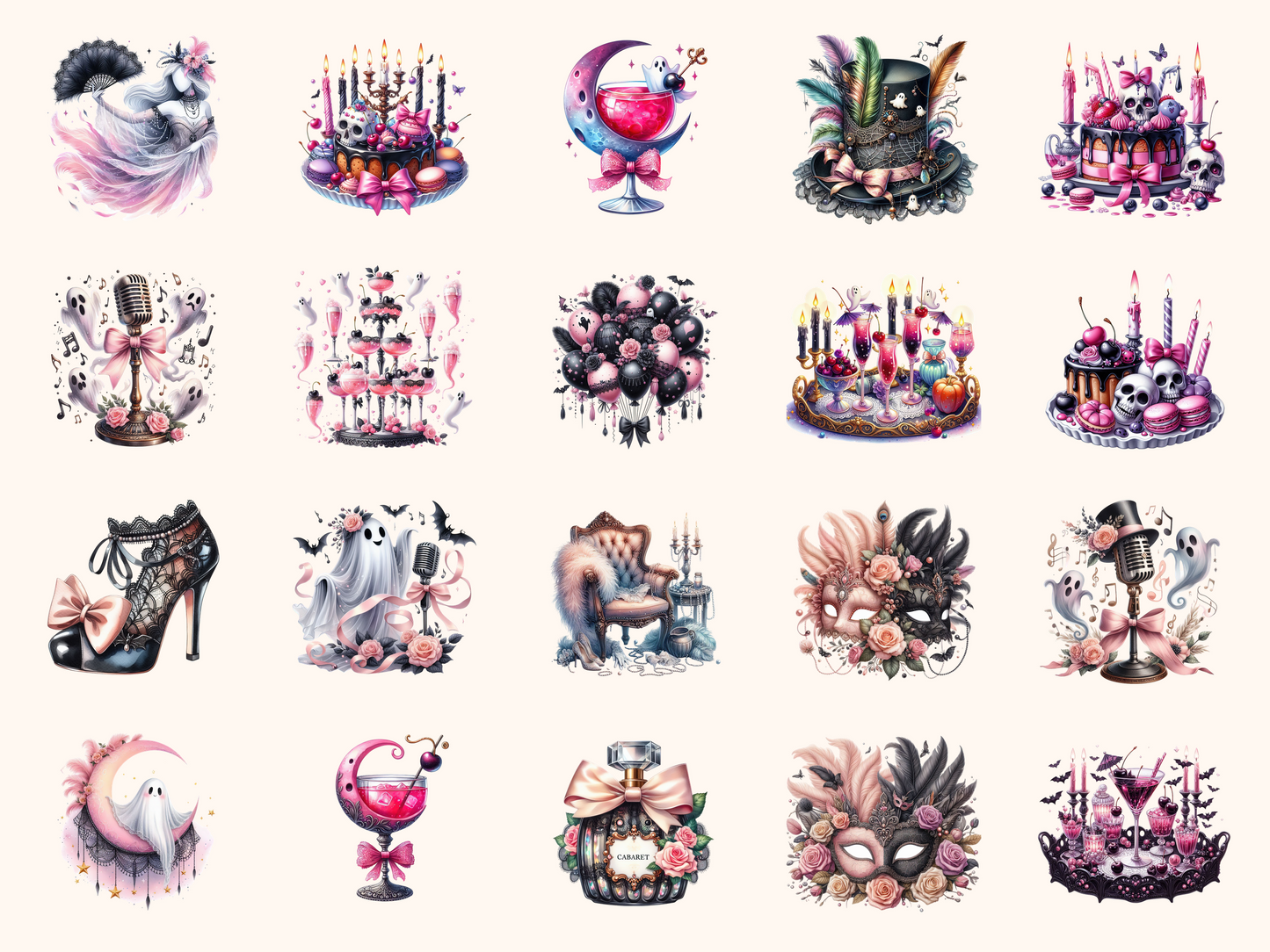Haunted Cabaret Clipart