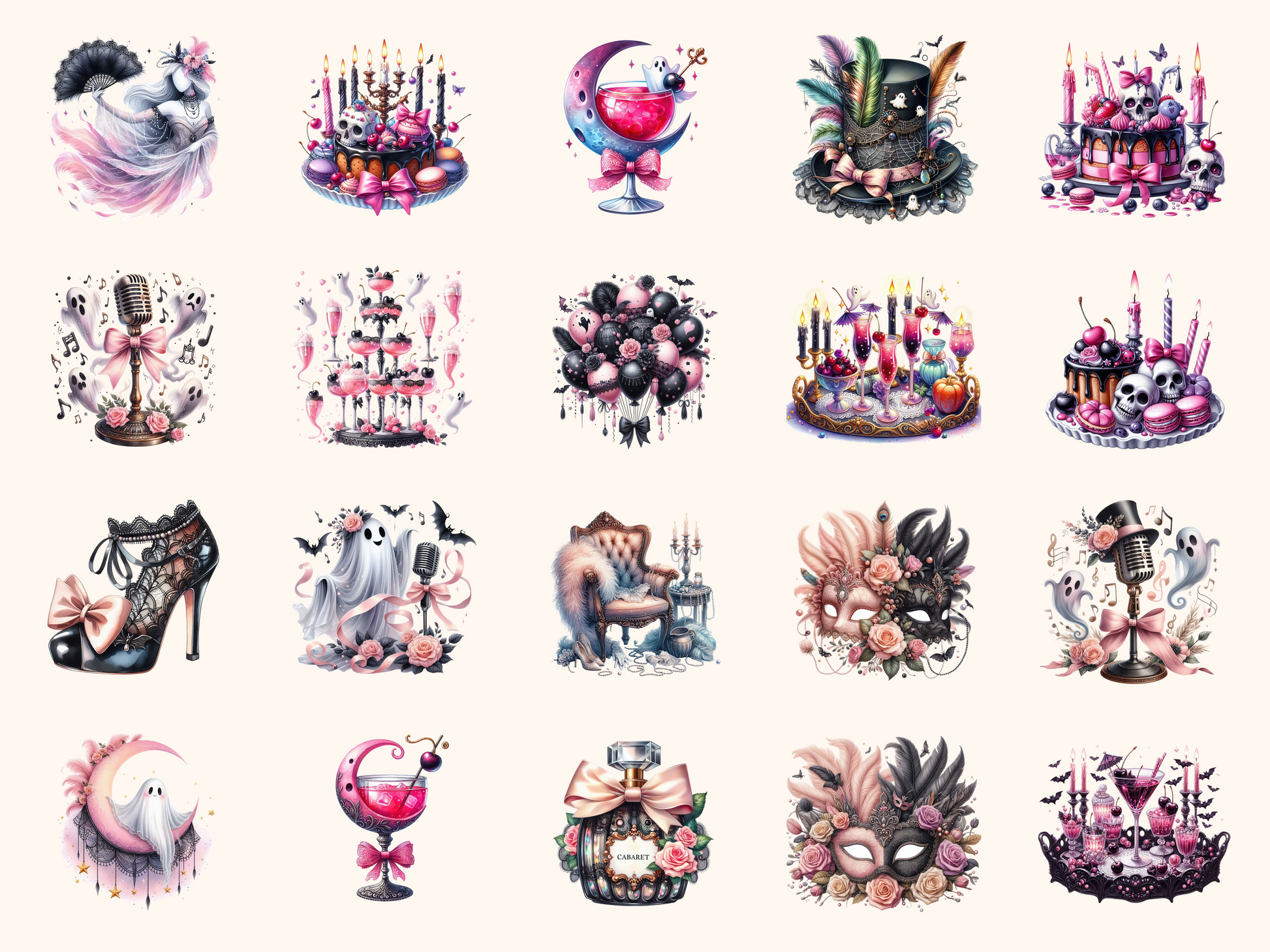Haunted Cabaret Clipart