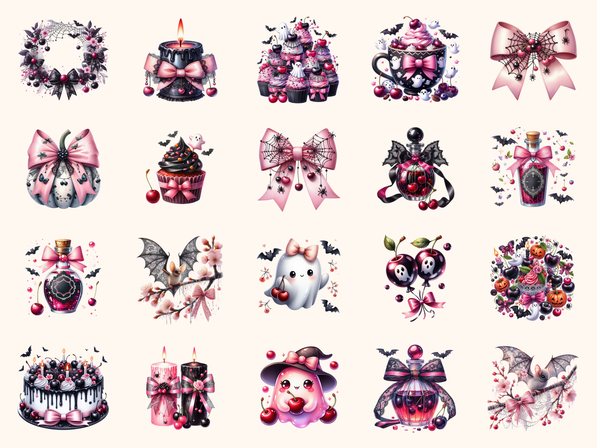 Cherry Halloween Clipart