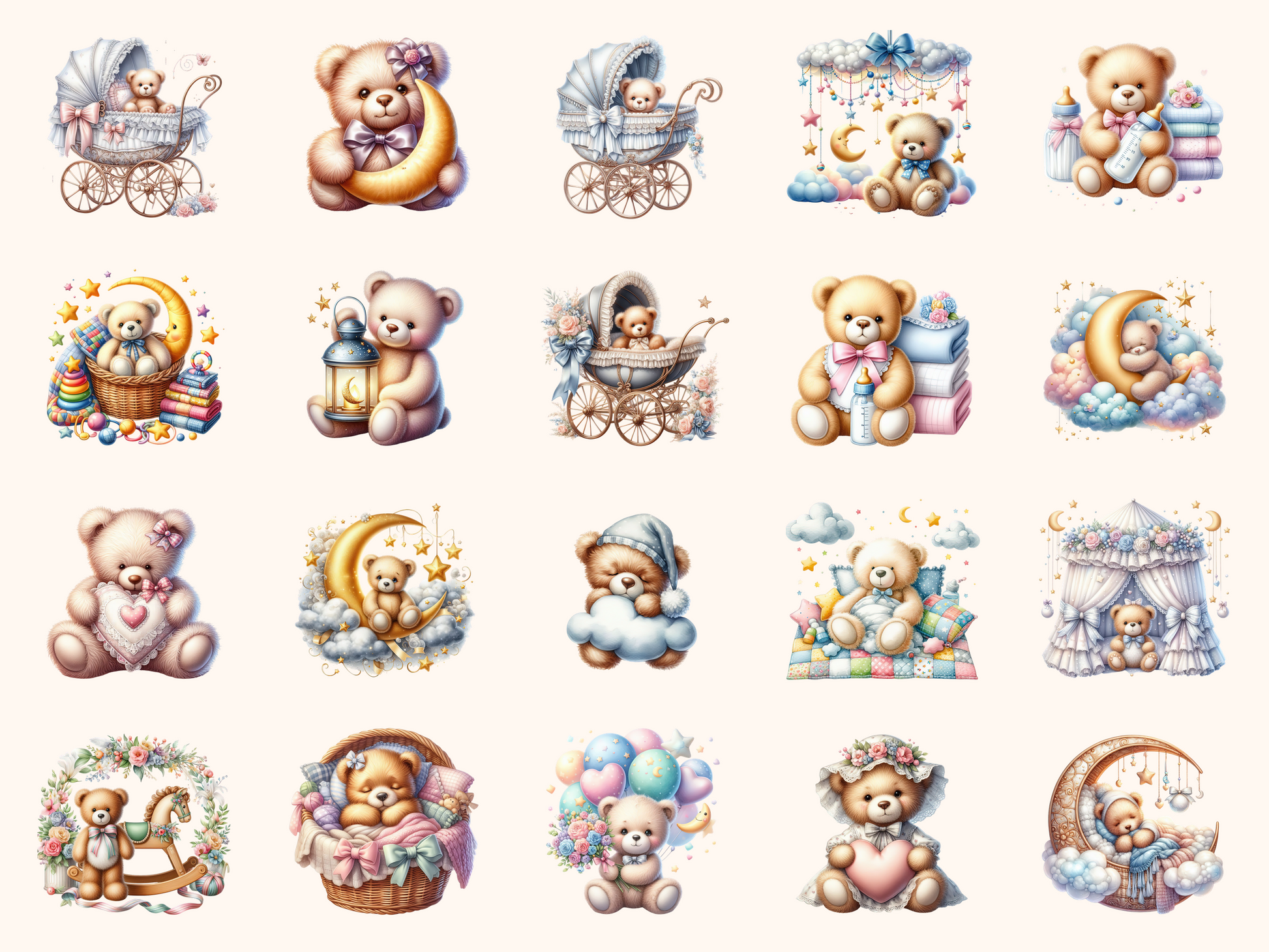 Teddy Bear Nursery Clipart