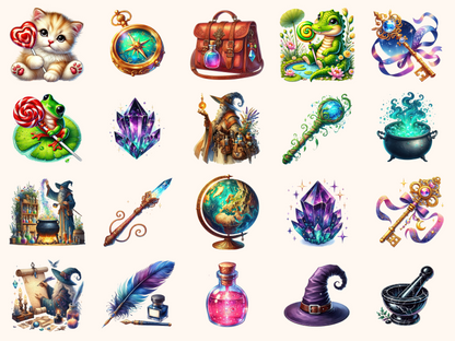 Wizard's Supplies Clipart