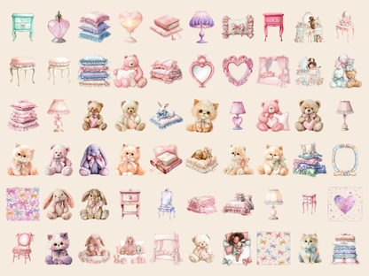 Cutecore Room Watercolor Clipart
