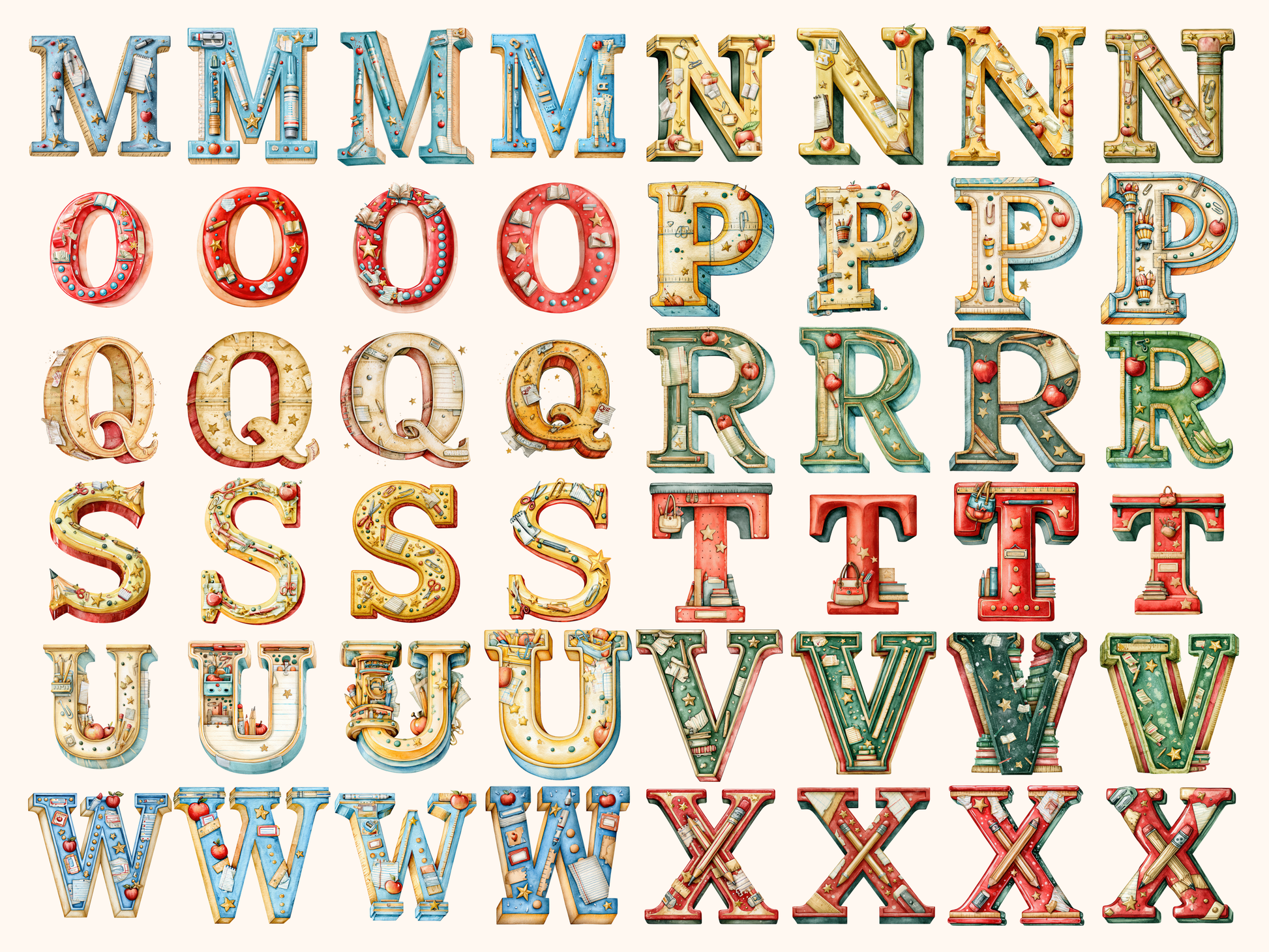 Teacher Alphabet & Numbers