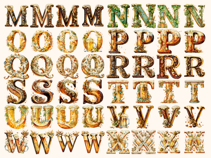 Beer Alphabet & Numbers