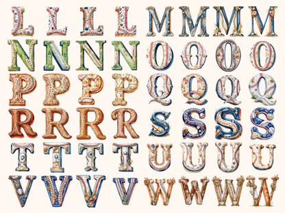 Baseball Alphabet & Numbers