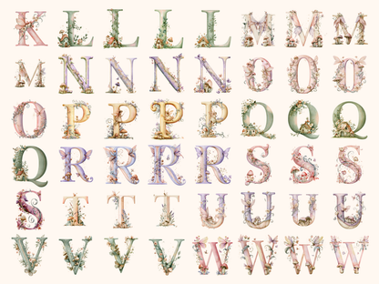 Fairy Garden Alphabet & Numbers