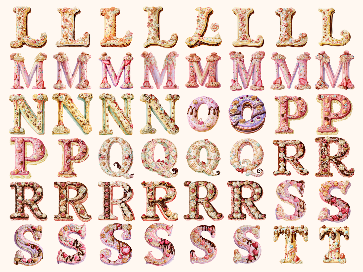 Sweet Treats Alphabet & Numbers