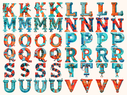 Robot Alphabet & Numbers