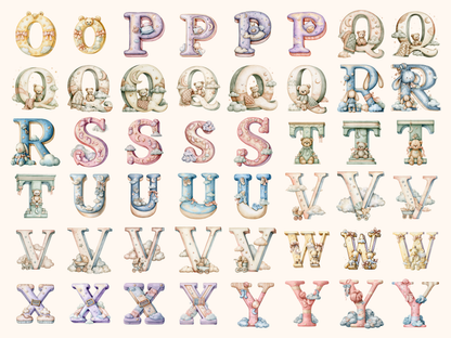 Baby Nursery Alphabet & Numbers