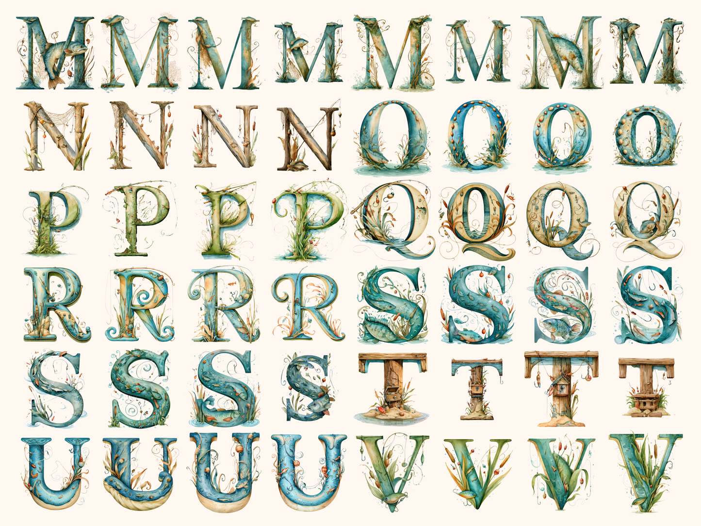 Fishing Alphabet & Numbers
