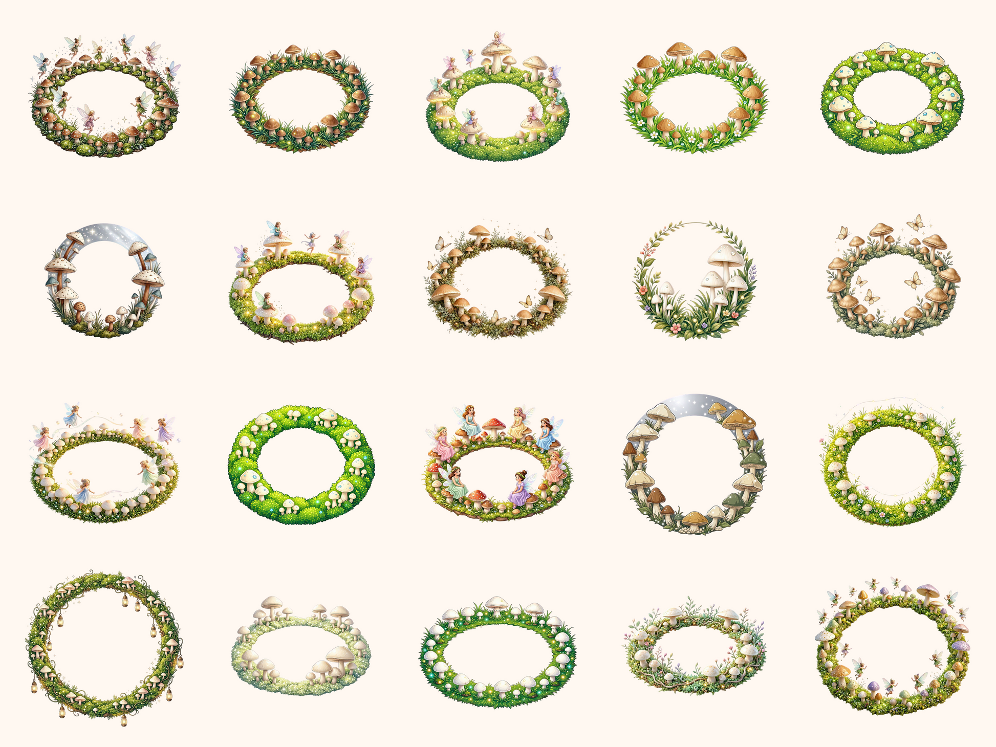 Fairy Rings Clipart