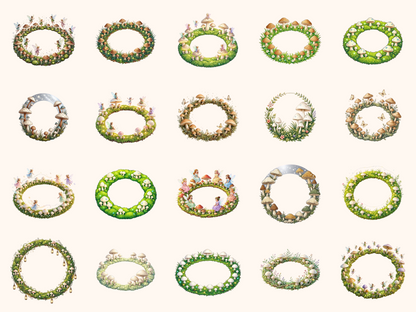 Fairy Rings Clipart