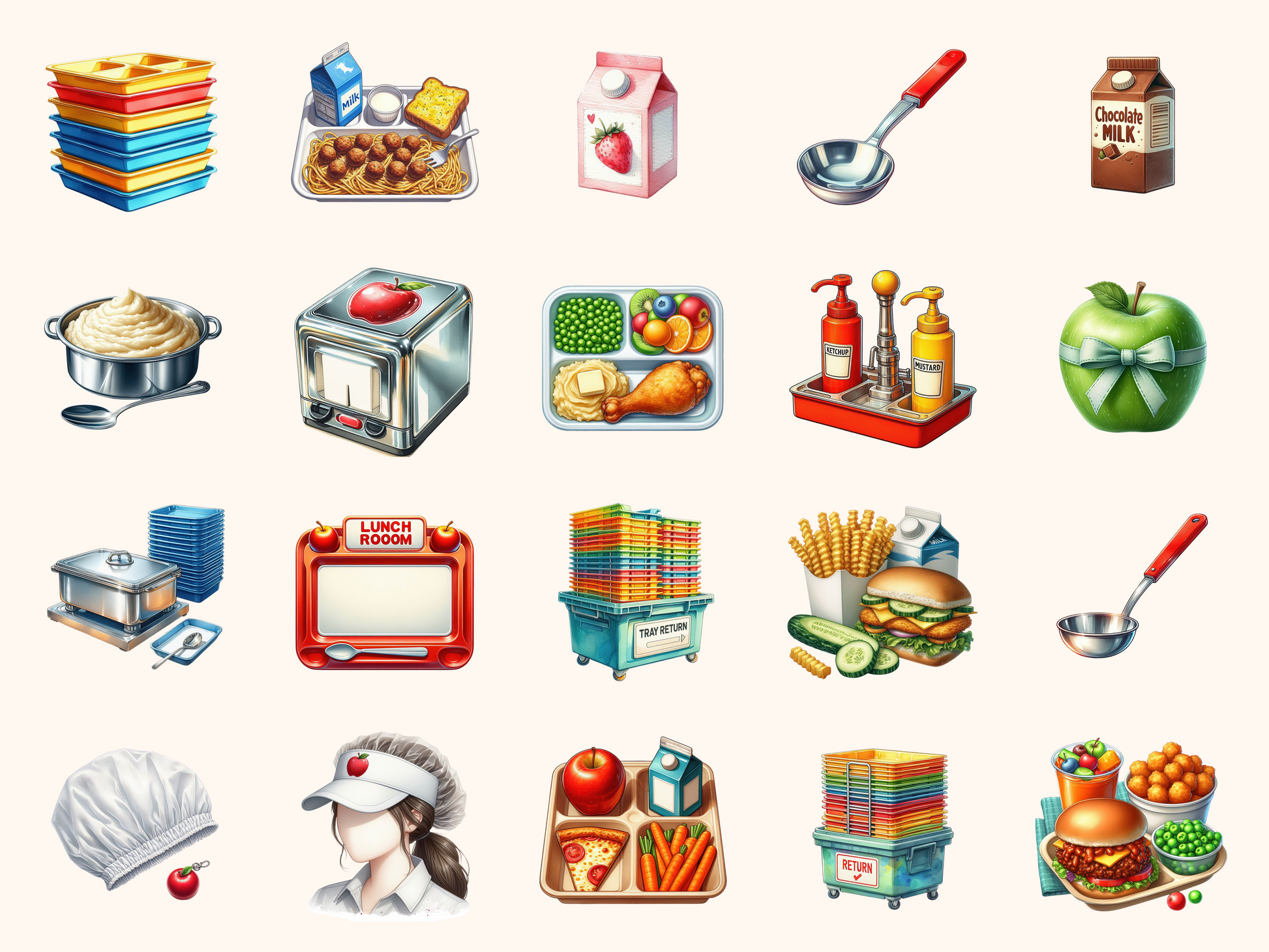 School Cafeteria Clipart