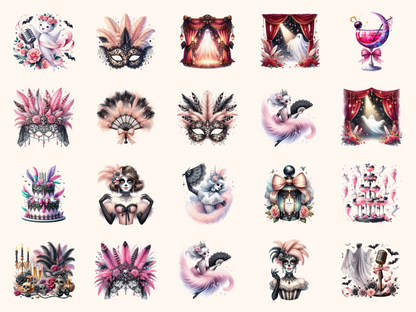 Haunted Cabaret Clipart
