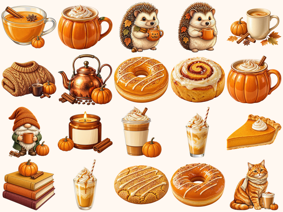 Pumpkin Spice Clipart