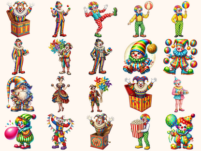 Clowns Clipart