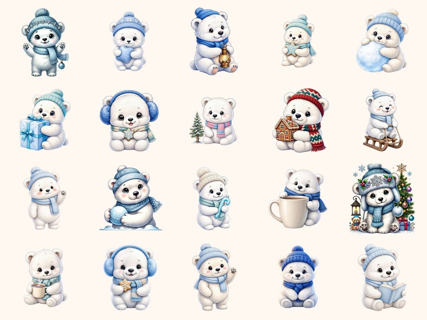 Polar Bears Clipart