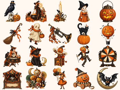 Vintage Halloween Clipart