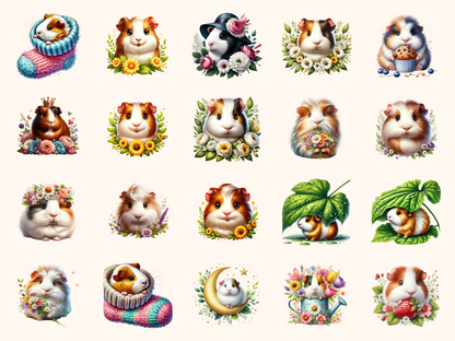 Guinea Pigs Clipart