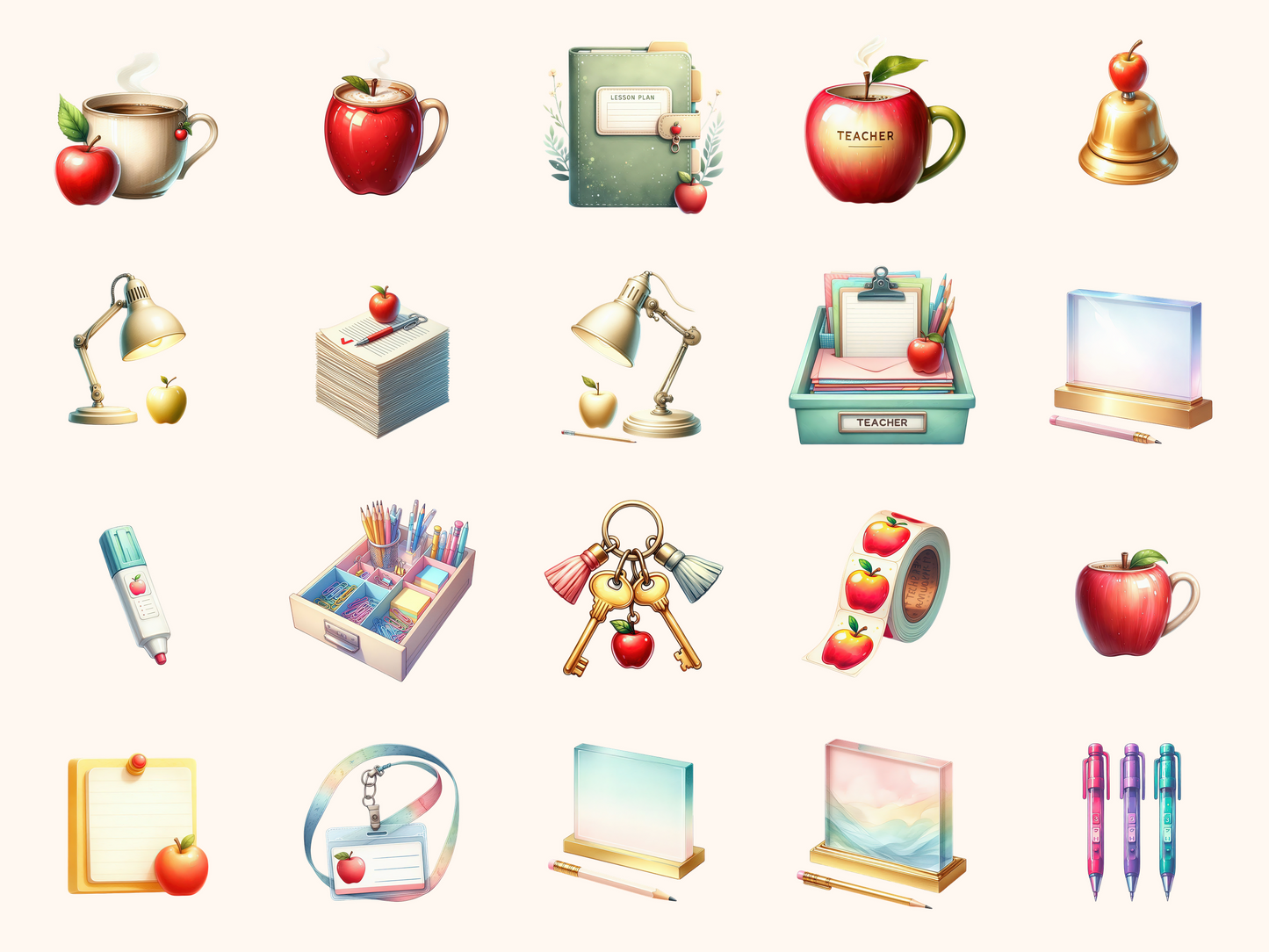 Teacher Desk Clipart