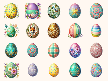 Easter Eggs Clipart
