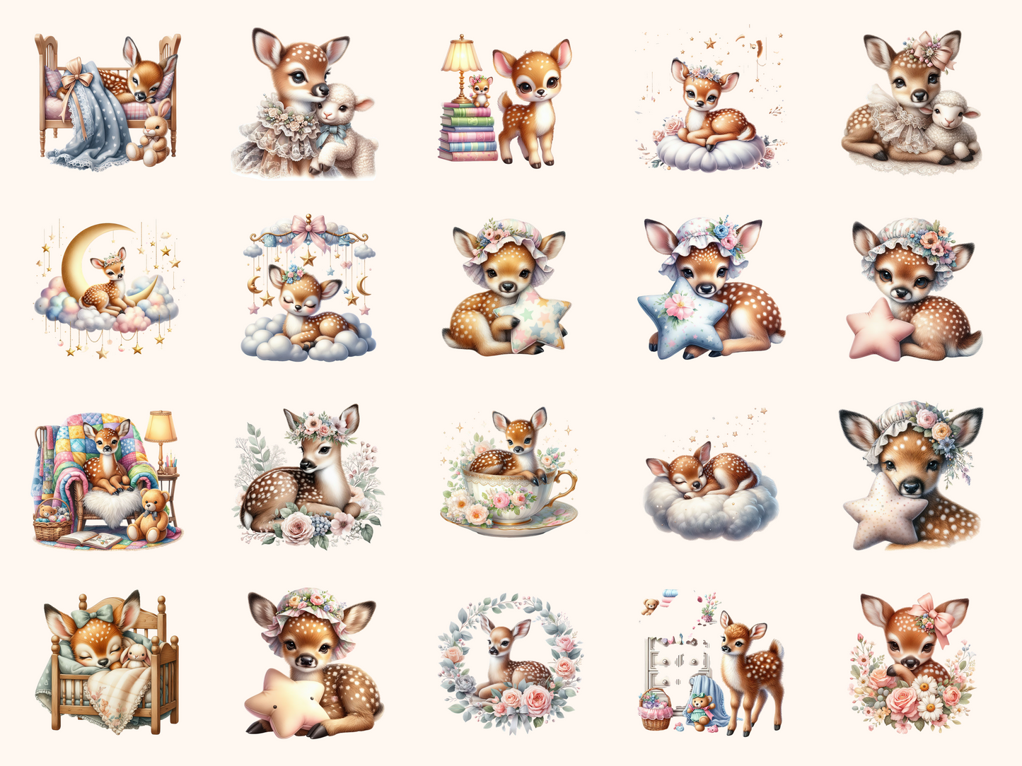 Fawn Nursery Clipart
