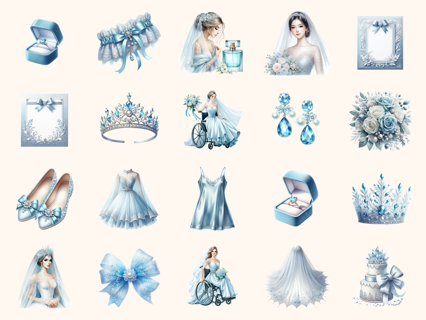 Icy Bridal Clipart