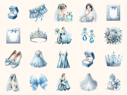 Icy Bridal Clipart