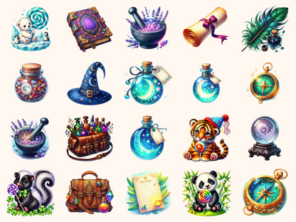 Wizard's Supplies Clipart