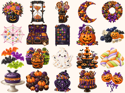Halloween Candies Clipart