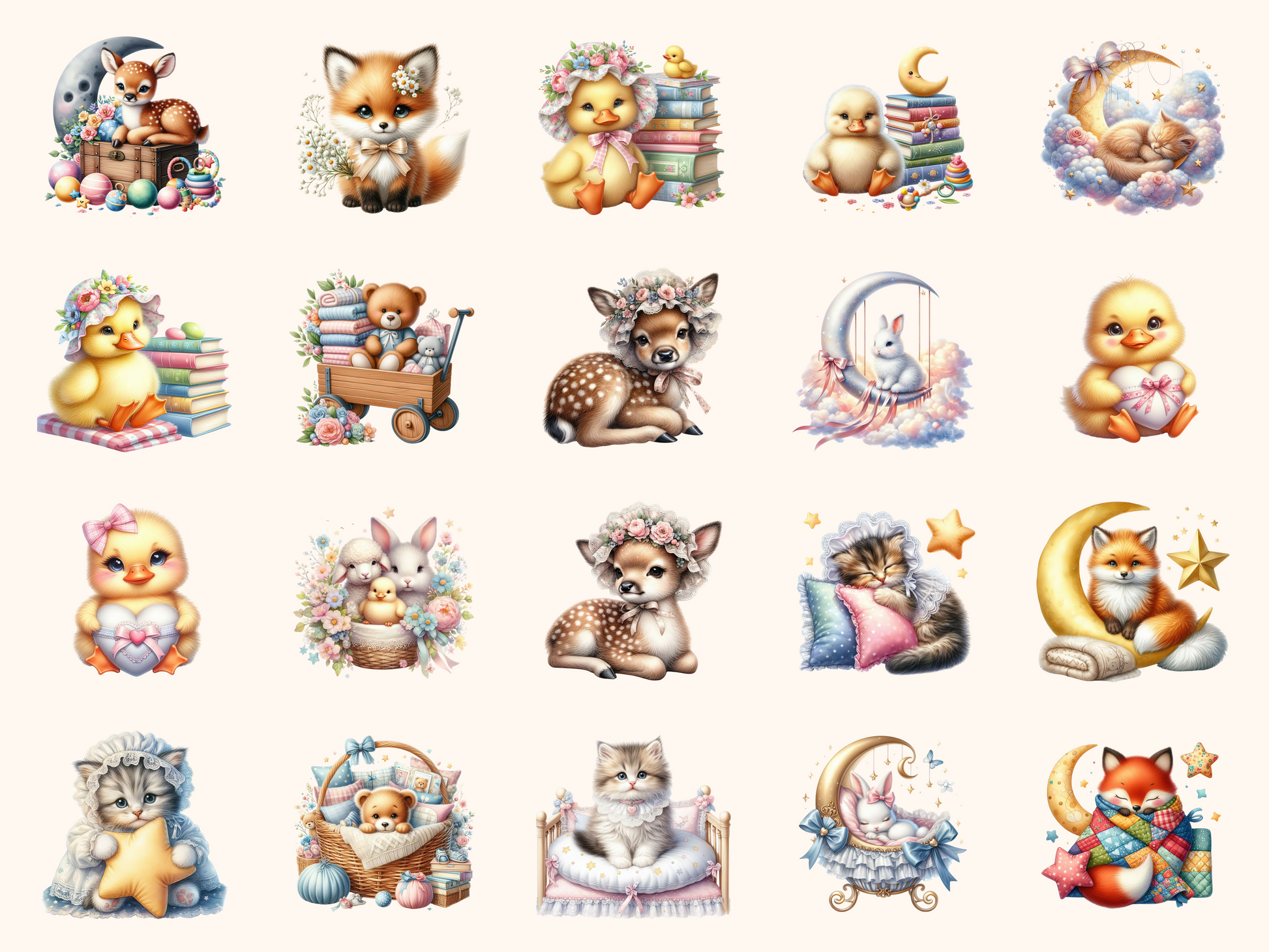 Nursery Animals Clipart