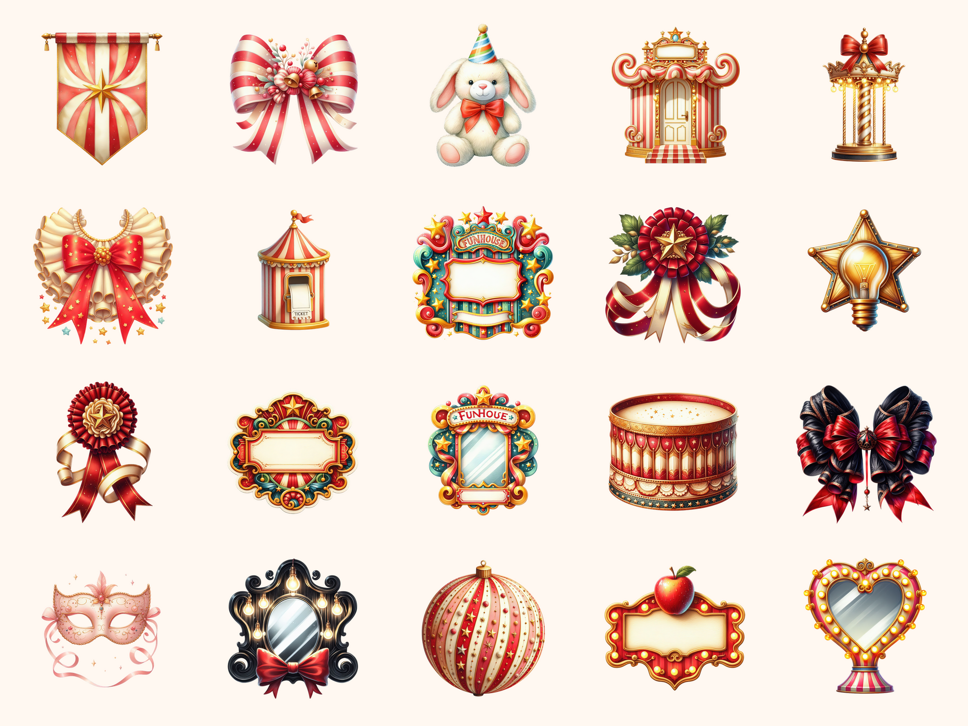 Funhouse Carnival Clipart