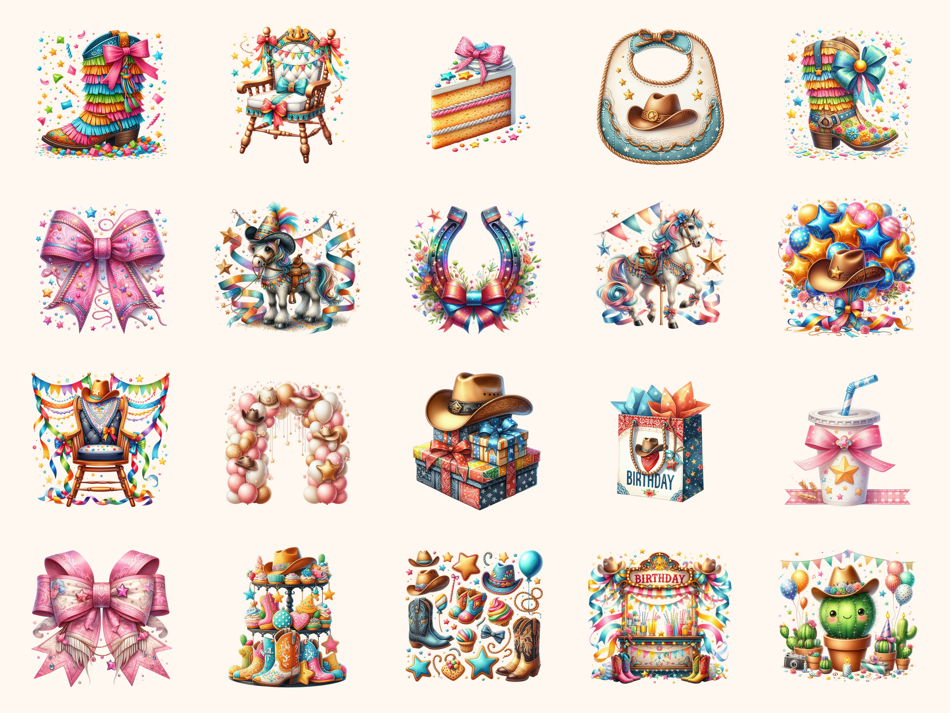 Rodeo Birthday Clipart