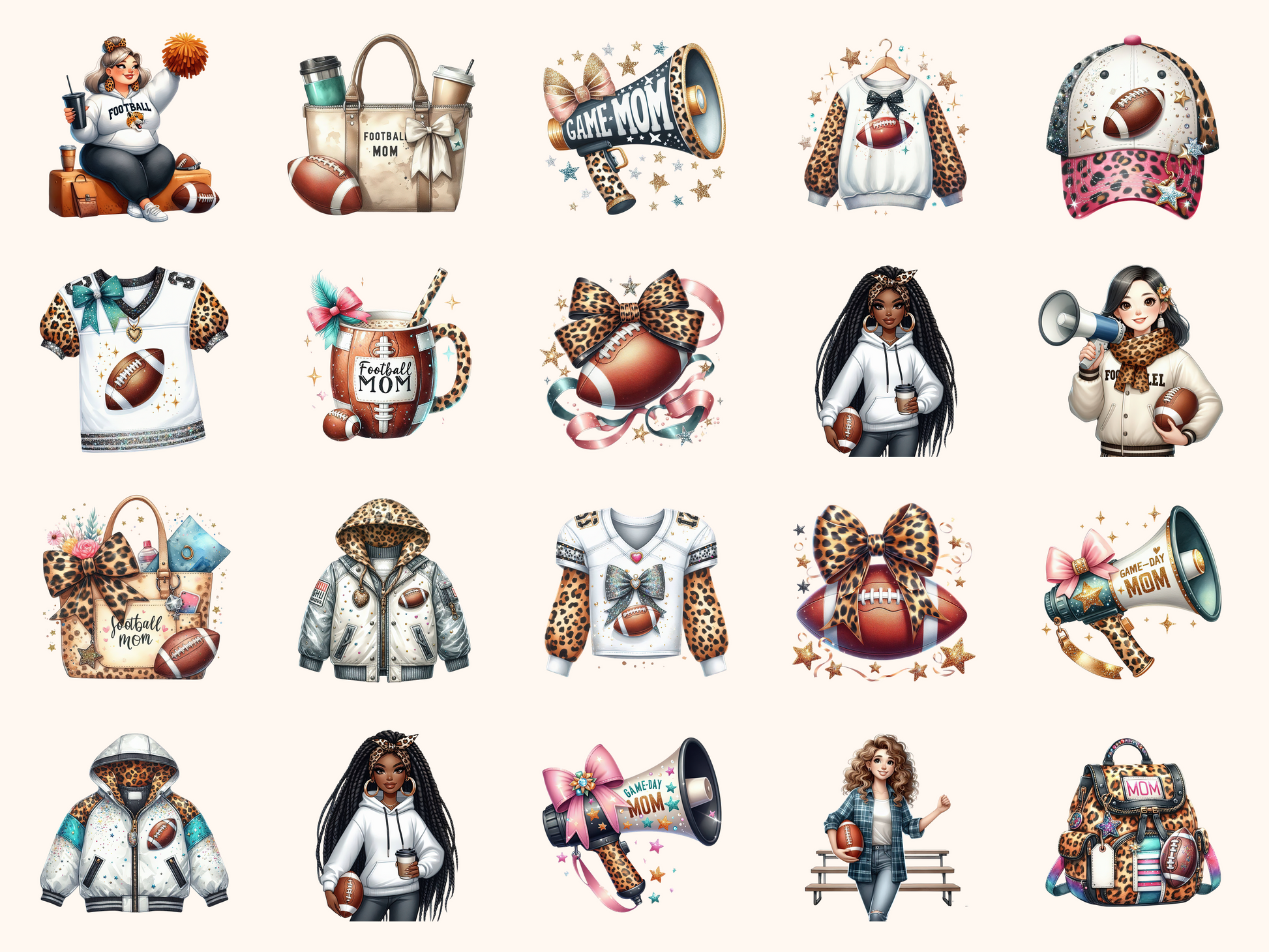 Football Mom Clipart
