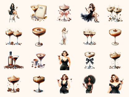 Espresso Martini Clipart
