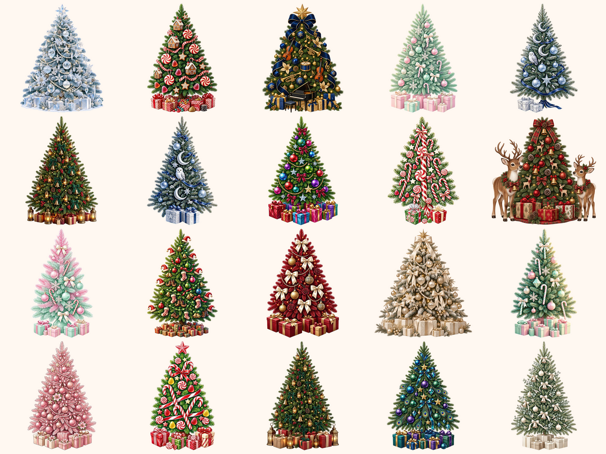 Christmas Trees Clipart