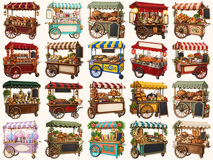 Food Carts Clipart