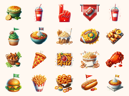 Game Day Snacks Clipart